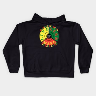 BLACK HISTORY MONTH 2023 LIVE IT LEARN IT MAKE IT 365 DAYS A YEAR Kids Hoodie